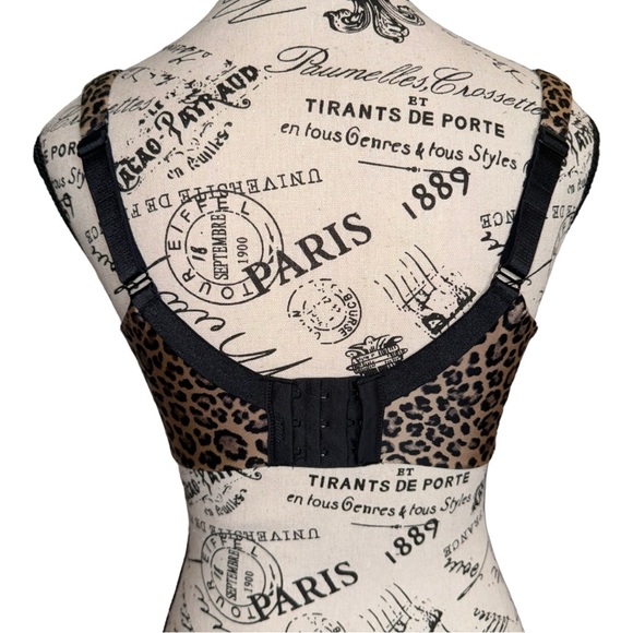 SOMA Enhancing Shape Full Coverage Leopard Print Bra Size 32DDD - Picture 4 of 6